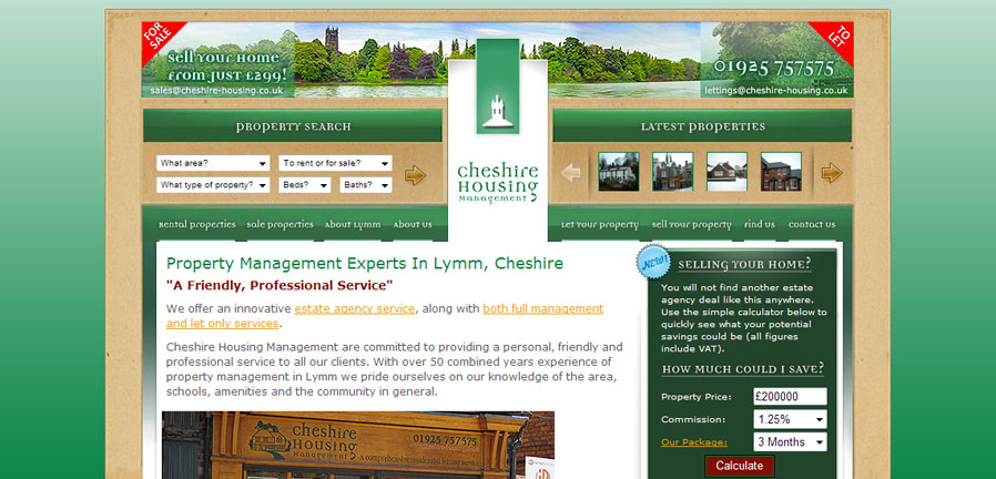 Cheshire Housing Homepage