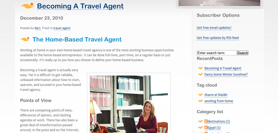 The Travel Agent Blog